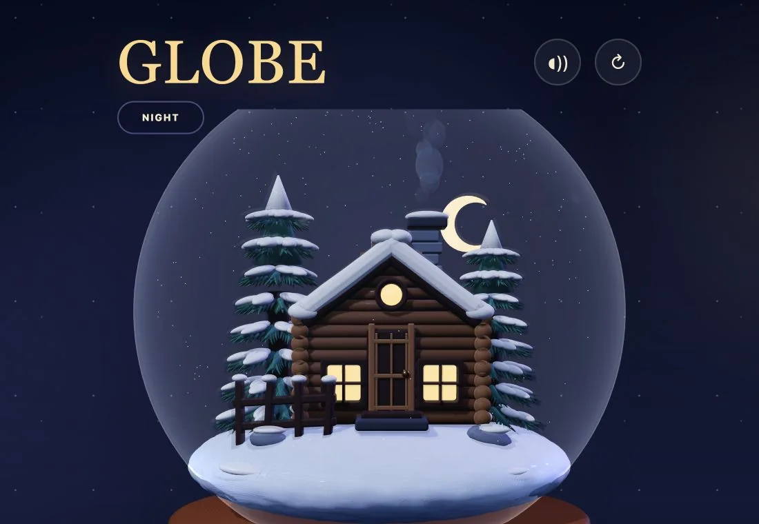GLOBE Pocket Snow Sphere